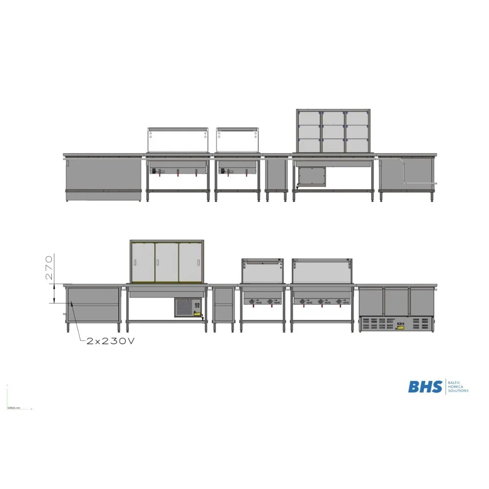 Table de Service Sur Mesure RAS107