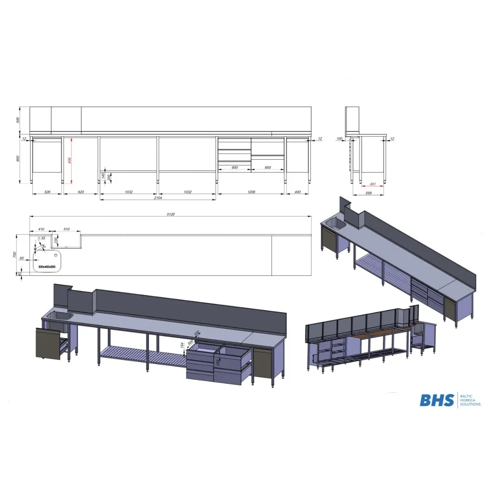 Multi-Functional Work Table with Sink NN151