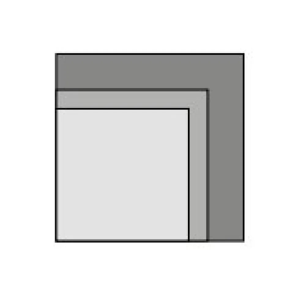 Melamīna galda virsma 68x68 mm ar 28 mm biezumu