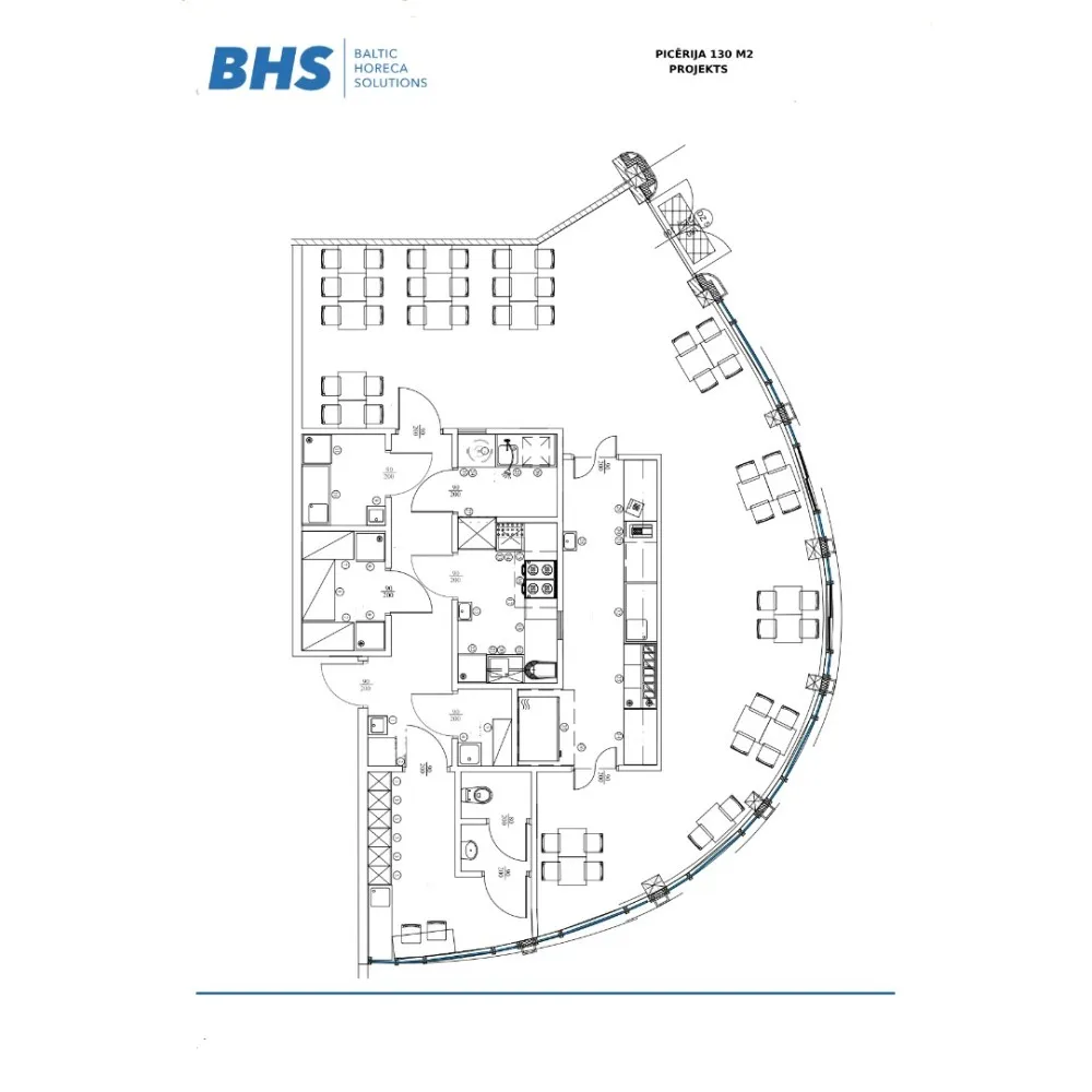 Pizzeria Blueprint: 130 m² Vision