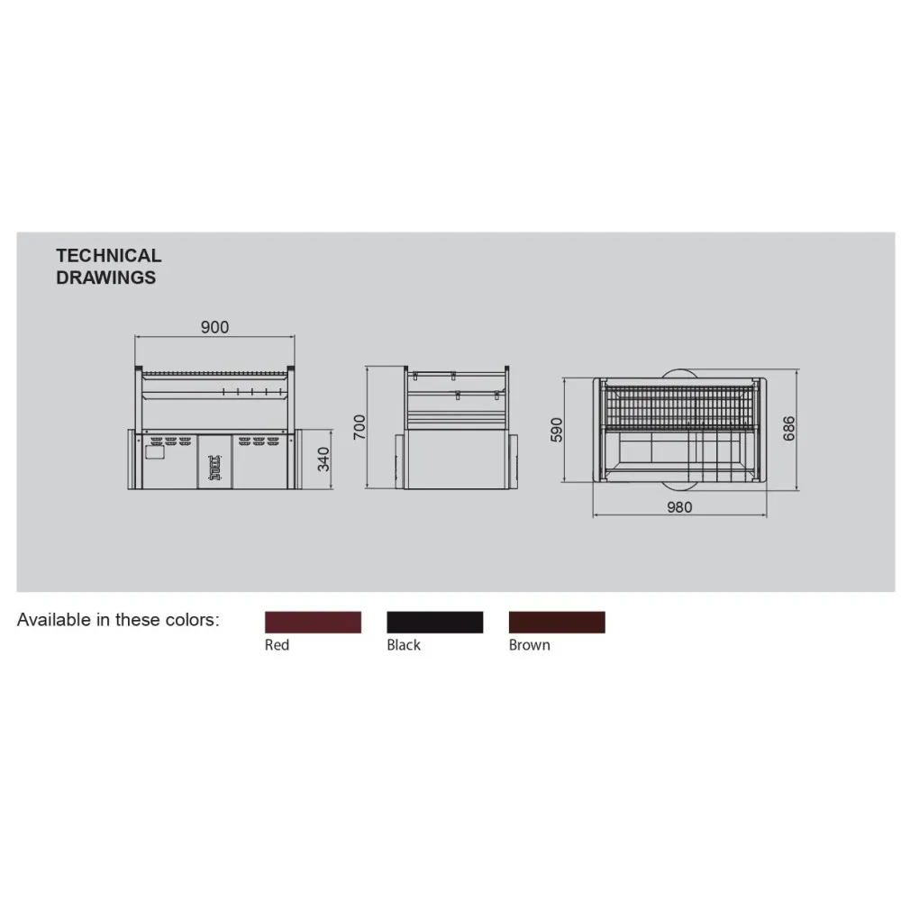 Japanese-Style Charcoal Grill R90T for Perfect BBQs