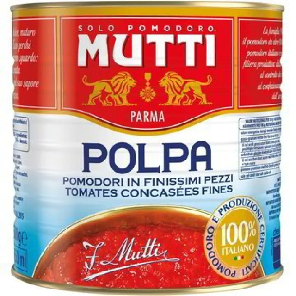 MUTTI 2500g Smulkinti Pomidorai