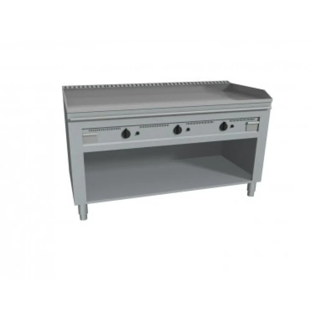 Professional Teppanyaki Gas Cooker TEM3/160G with Shelf