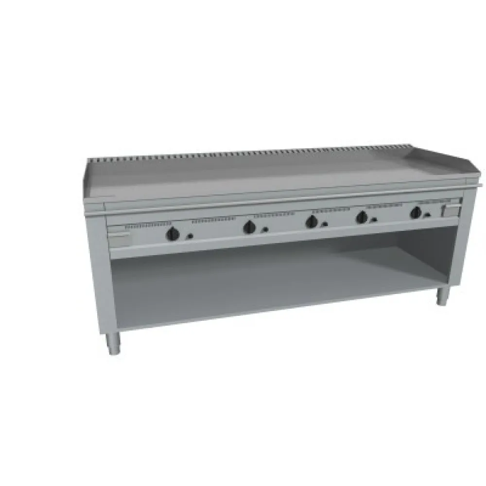 Authentic Japanese Teppanyaki Gas Plate with Shelf