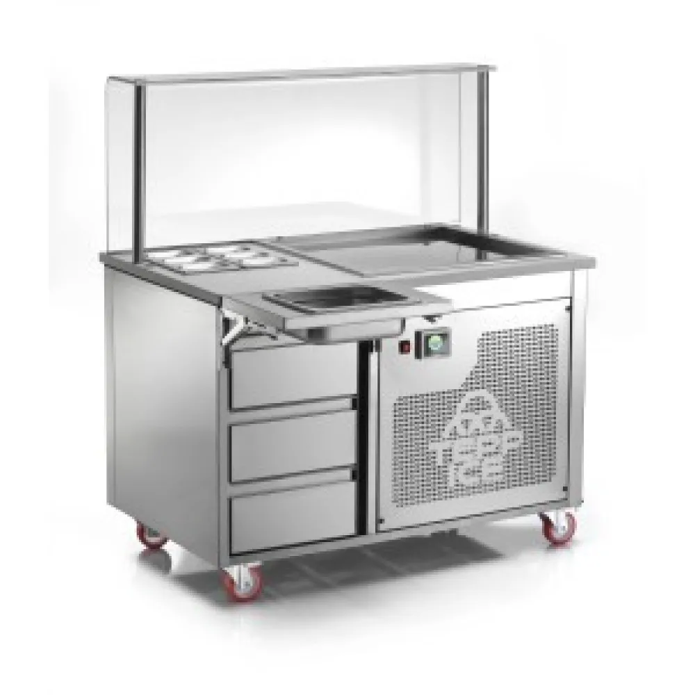 TEPP-ICE Gourmet Ice Cream Rolling Station