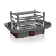 Japanese-Style Robata Charcoal Grill with Expandable Side Tables