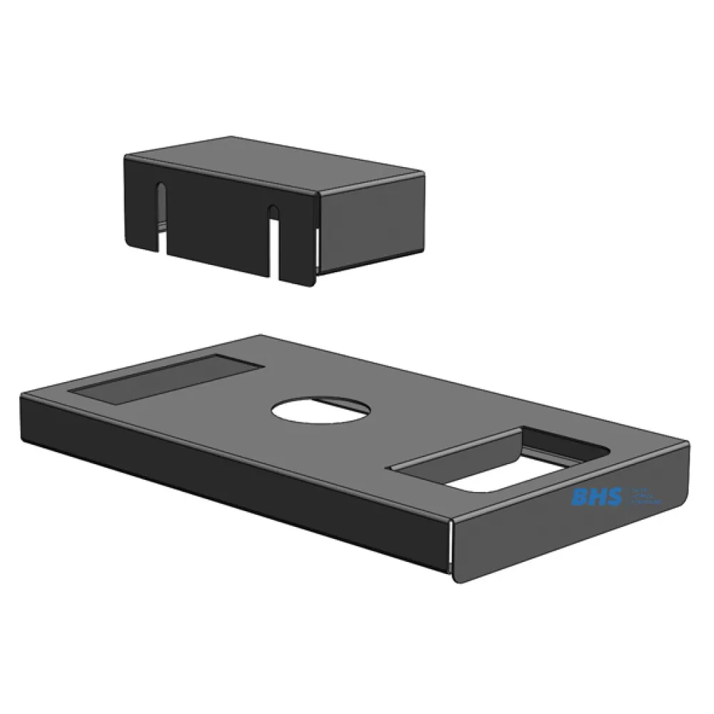 B W 5/10 Series Wall Console in Stainless Steel