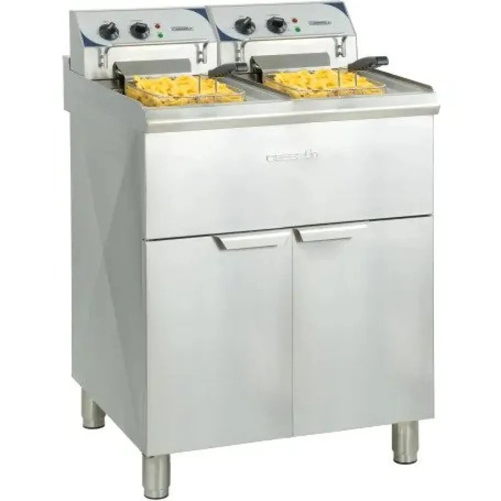 Heavy-Duty Double Electric Fryer 10+10L