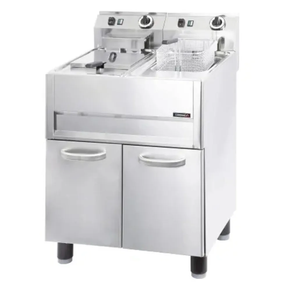 Heavy-Duty Double Electric Fryer 2x13L