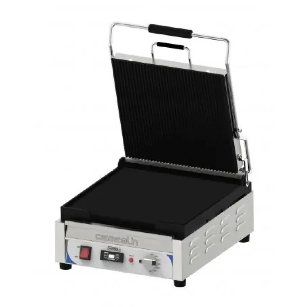 Grill de Contact Premium XL avec Plaques Rainurées et Lisses Grill de Contact Premium XL avec Plaques Rainurées et Lisses