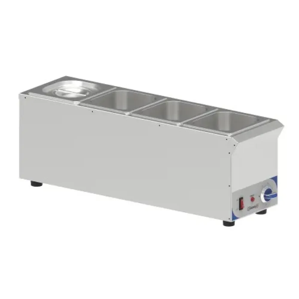 Chauffe-sauce bain-marie 4 bacs pour la restauration