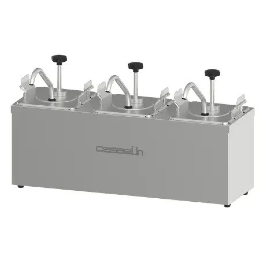 3 x GN 1/6 kastmejaotur pump
