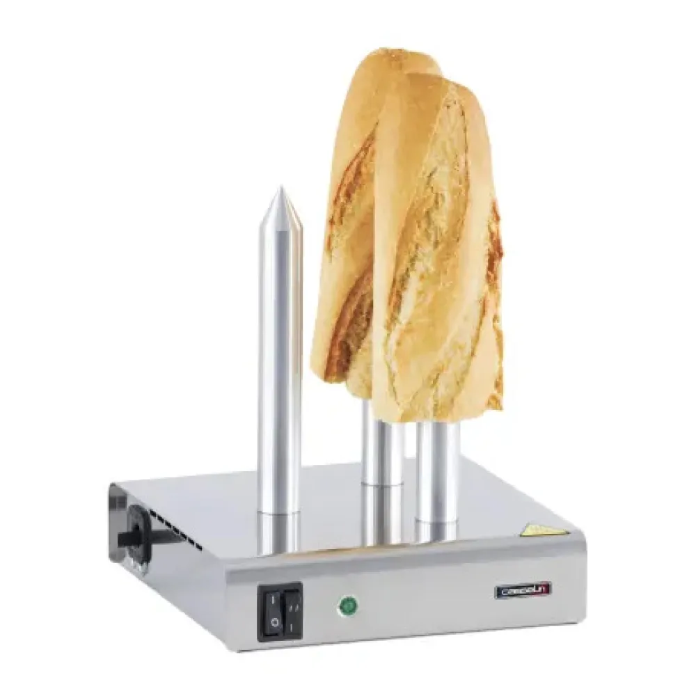 Hotdogu maizīšu tosteris ar 3 kājām