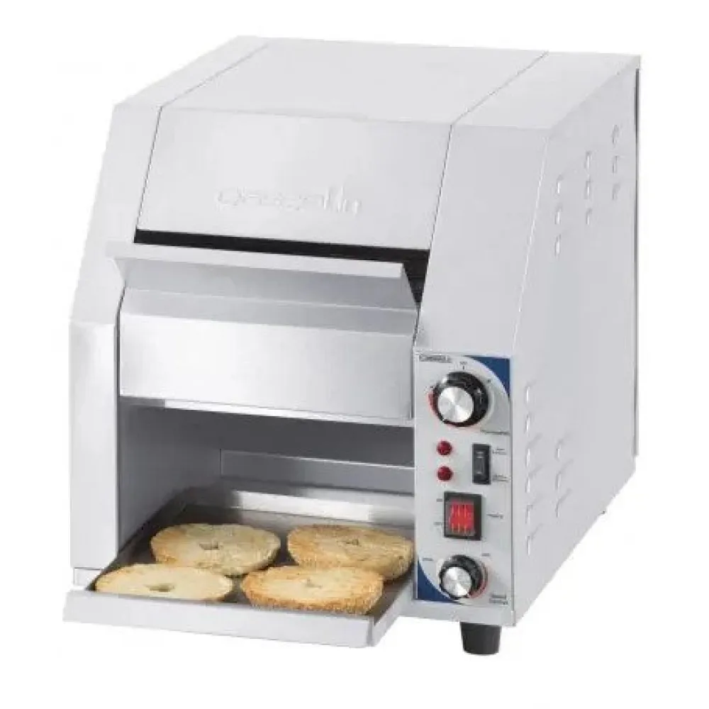 Toaster à bande en acier inoxydable compact