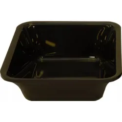 Polimetilmetakrilato GN 1/6 50 mm Plexi indas Juoda