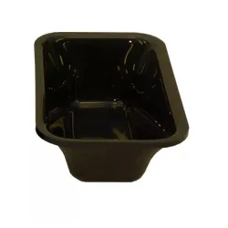 Polimetilmetakrilato GN 1/9 50 mm Plexi indas Juoda