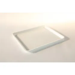 Polimetilmetakrilato GN 1/2 20 mm Plexi indas baltas