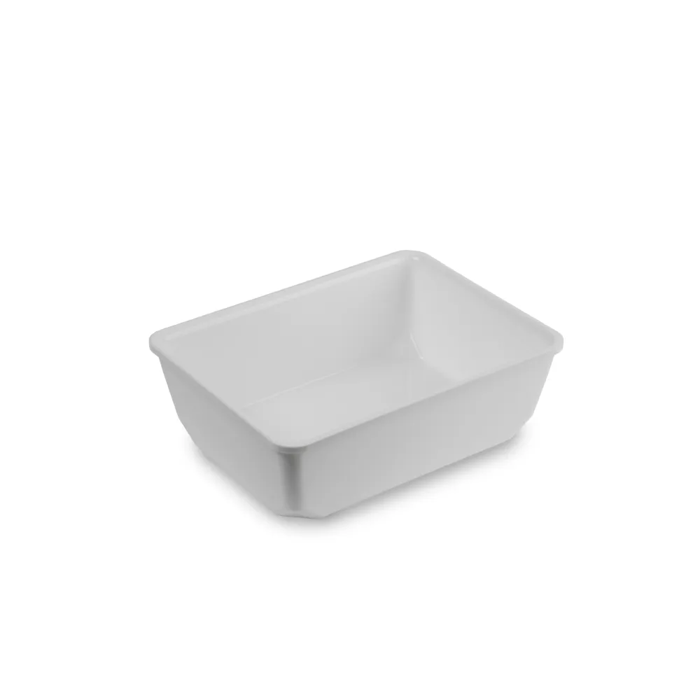 Polimetilmetakrilato GN 1/2 80 mm Plexi indas baltas (A00003413)