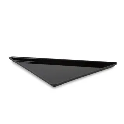 Polimetilmetakrilato „Plexi Triangle“ indas, 400×400×530×20 mm, juodas