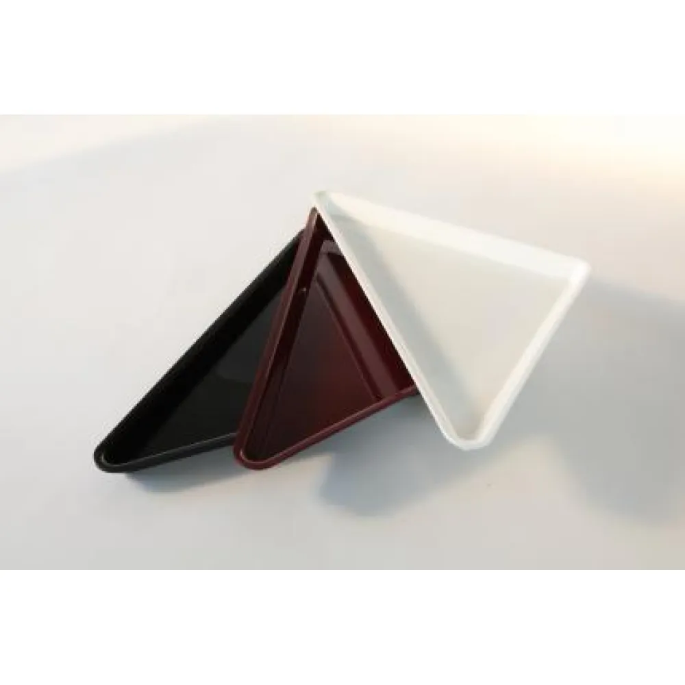 Polimetilmetakrilato „Plexi Triangle“ indas, 270x270x360x20mm, juodas (A00005001)