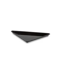 Polimetilmetakrilato „Plexi Triangle“ indas, 270x270x360x20mm, juodas