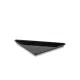 Polimetilmetakrilato „Plexi Triangle“ indas, 270x270x360x20mm, juodas (A00005001)