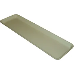Polimetilmetakrilato GN 2/4 20 mm Plexi indas baltas