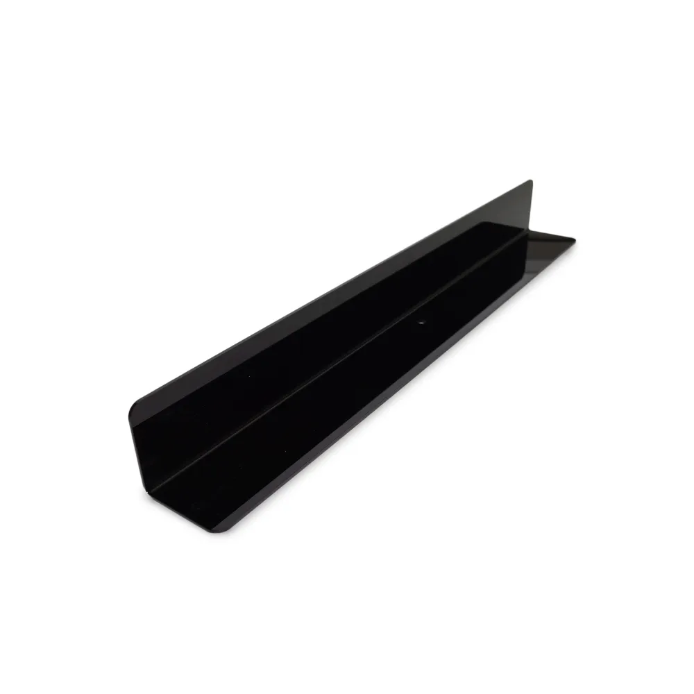 L formos skirtukas iš polimetilmetakrilato (organinio stiklo) 6565 – 580x65x65mm, juodas (A00021184)