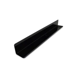 L formos skirtukas iš polimetilmetakrilato (organinio stiklo) 6565 – 580x65x65mm, juodas