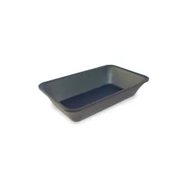 Polimetilmetakrilato GN 1/4 50 mm Plexi indas Tamsiai dūminis