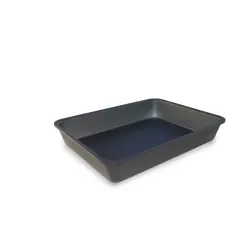 Polimetilmetakrilato GN 1/5 40 mm Plexi indas Tamsiai dūminis