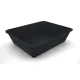 Polimetilmetakrilato GN 1/2 80 mm Plexi indas Tamsiai dūminis (A00021745)
