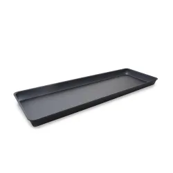 Polimetilmetakrilato GN 5/4 40 mm Plexi indas Tamsiai dūminis