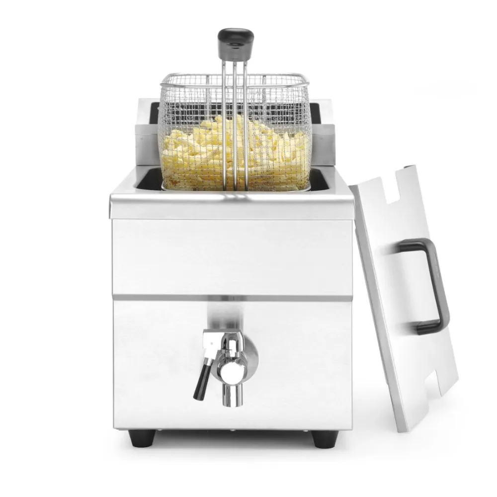 Professional Induction Fryer with Outlet Tap - 8L