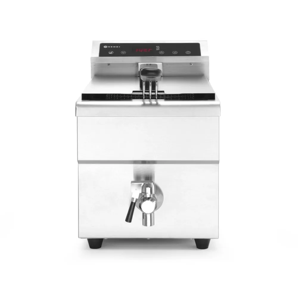Professional Induction Fryer with Outlet Tap - 8L