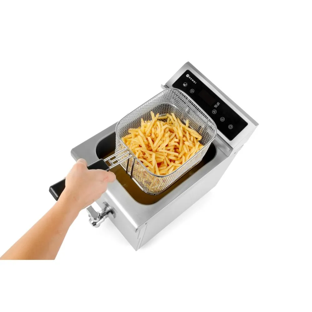 Professional Induction Fryer with Outlet Tap - 8L