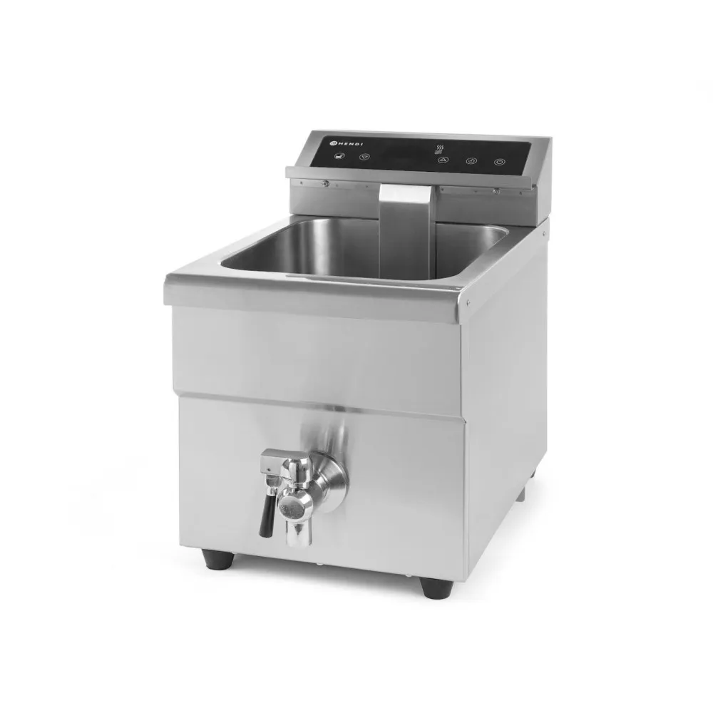 Professional Induction Fryer with Outlet Tap - 8L