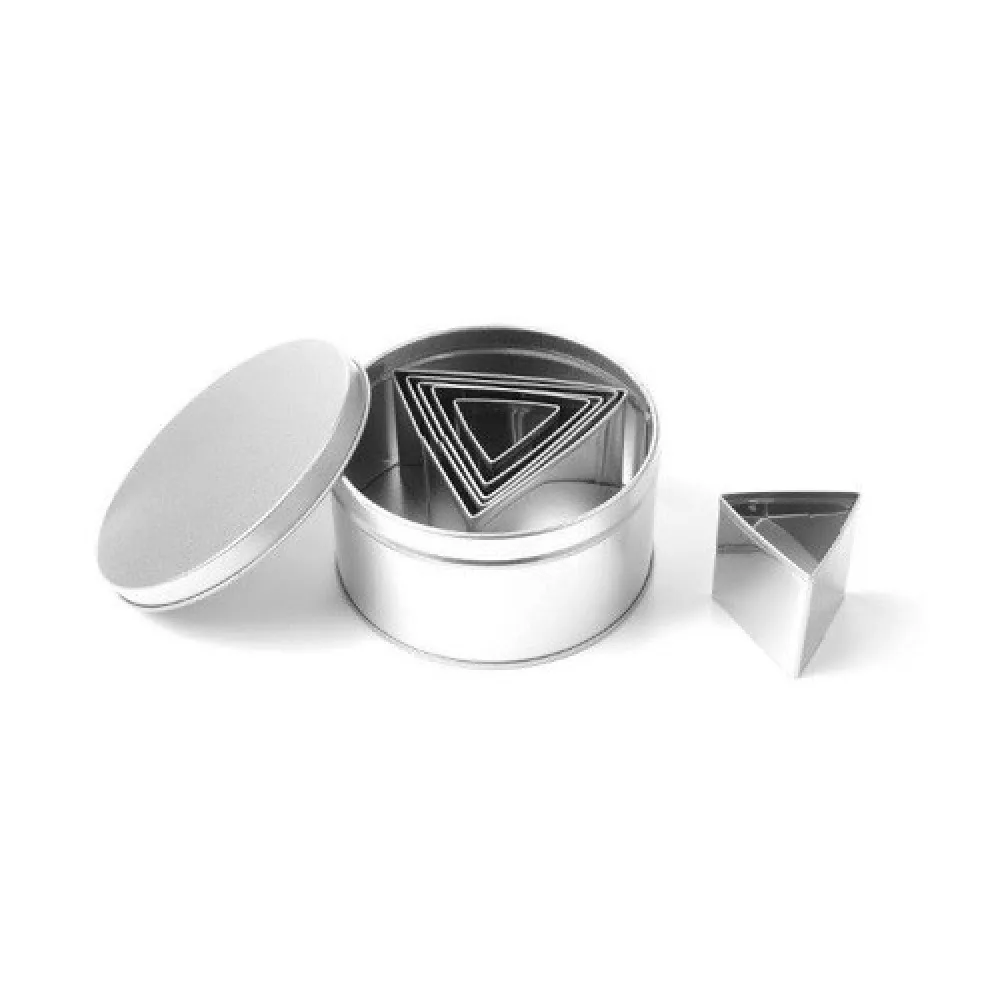 Formes à gâteaux triangulaires en inox