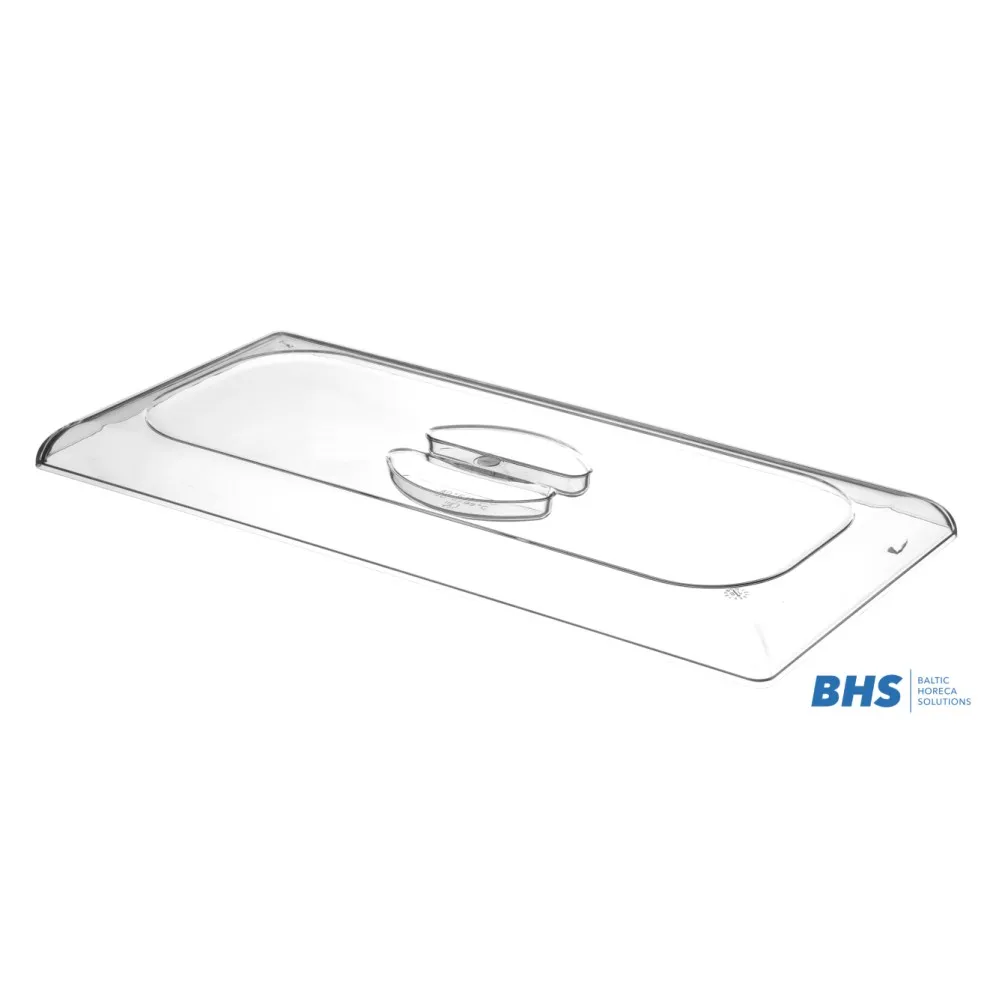 Couvercle transparent en polycarbonate pour bac à crème glacée