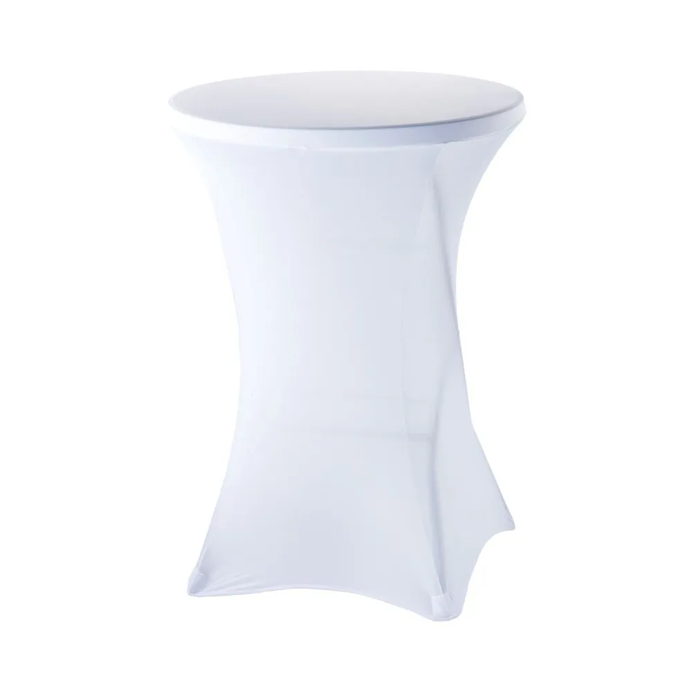 Elegant White Catering Table Cover Elegant White Catering Table Cover