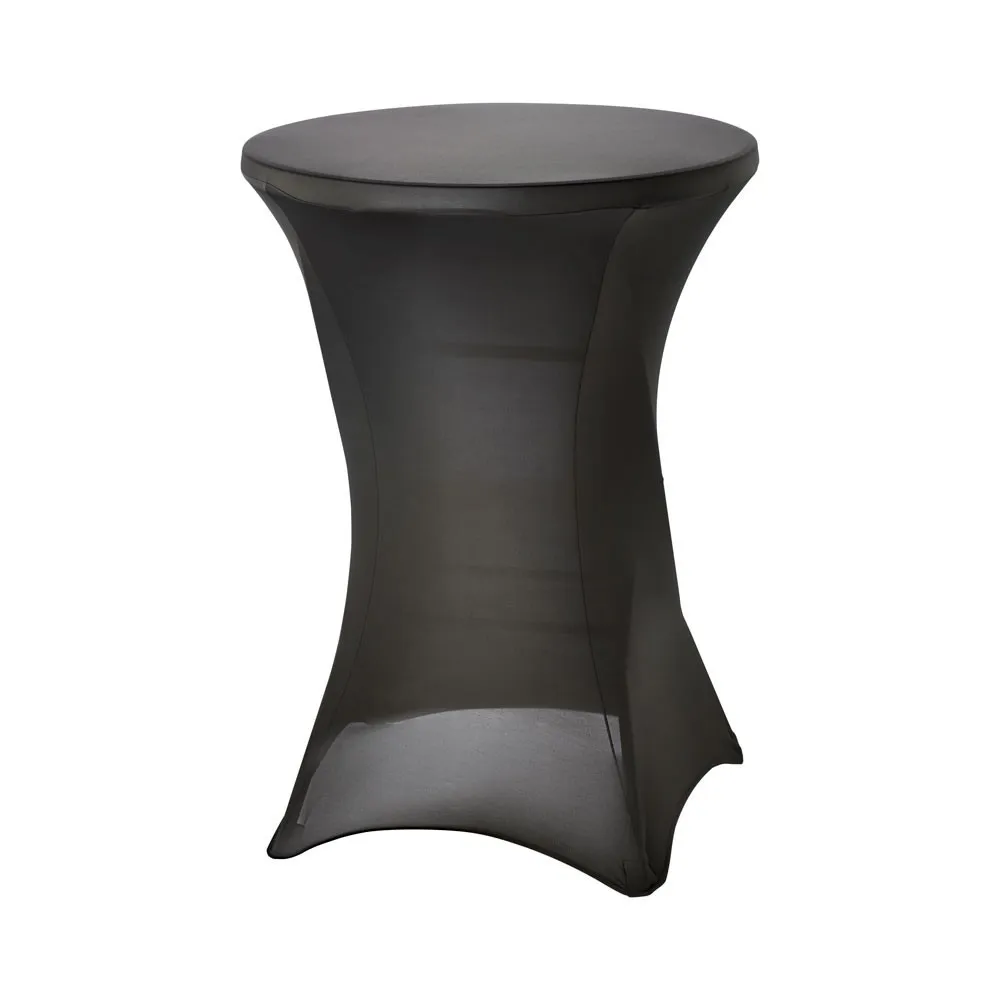 Versatile Black Catering Table & Chair Slipcovers Versatile Black Catering Table & Chair Slipcovers