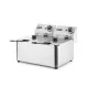Pro Chef Double 4L Fryer with Safety Features