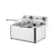 Pro Chef Double 4L Fryer with Safety Features