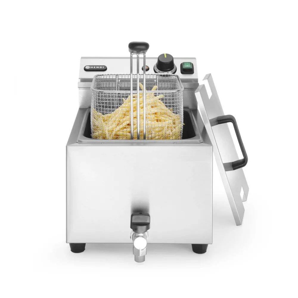 8L Profi Line Manual Fryer with Drainage Tap