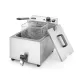 8L Profi Line Manual Fryer with Drainage Tap