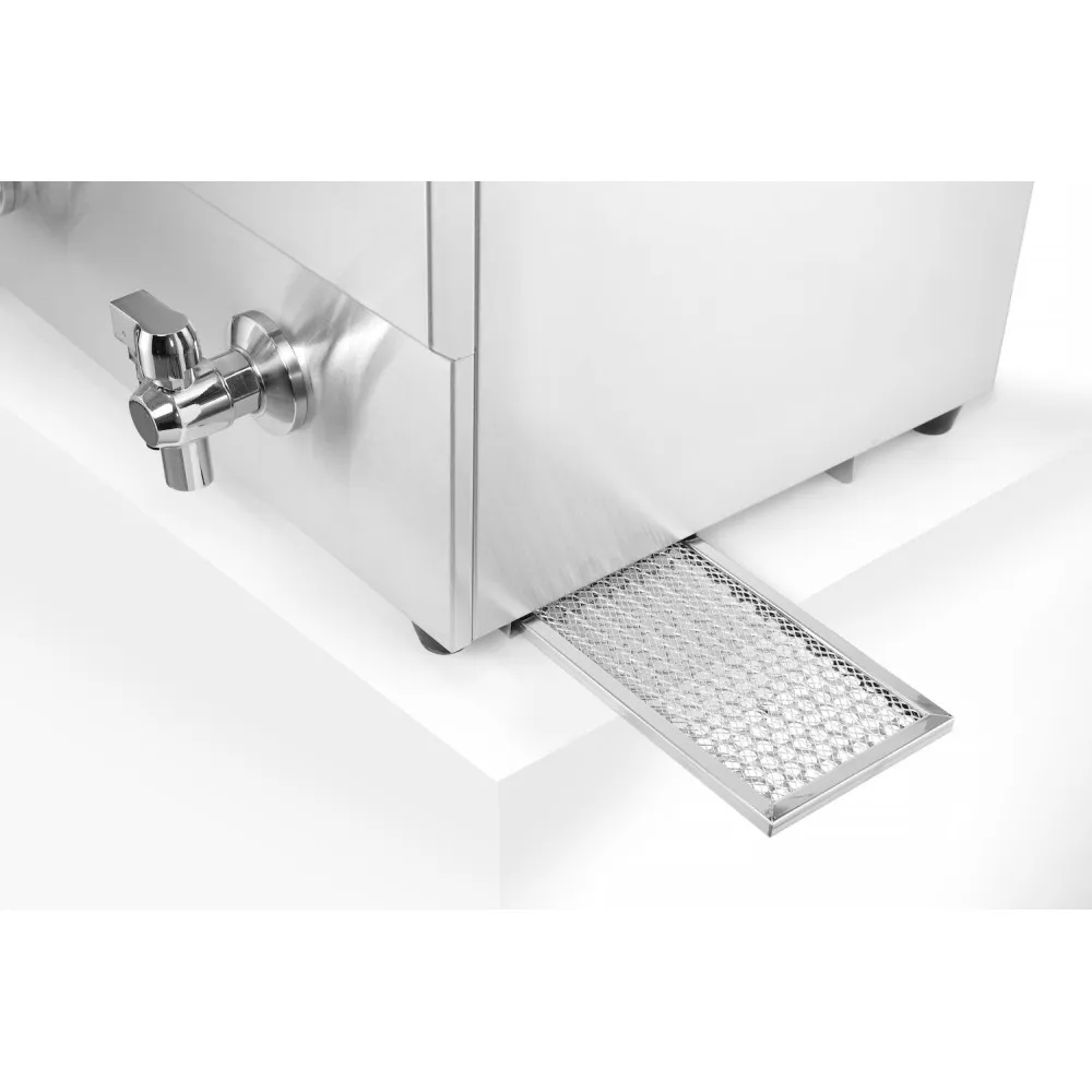Dual 8L Induction Fryer with Outlet Tap