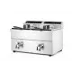 Dual 8L Induction Fryer with Outlet Tap