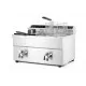 Dual 8L Induction Fryer with Outlet Tap