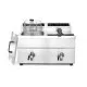 Dual 8L Induction Fryer with Outlet Tap