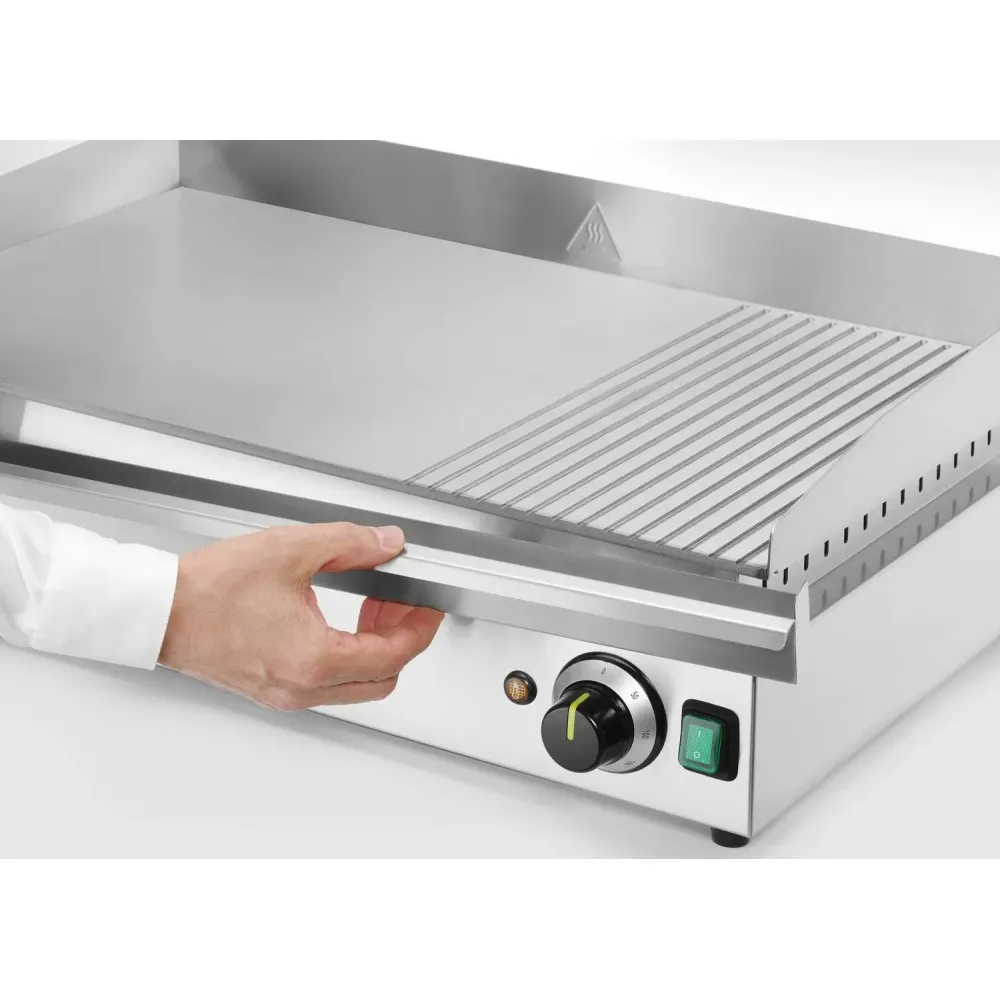 1/3 Grooved Electric Grill Plate
